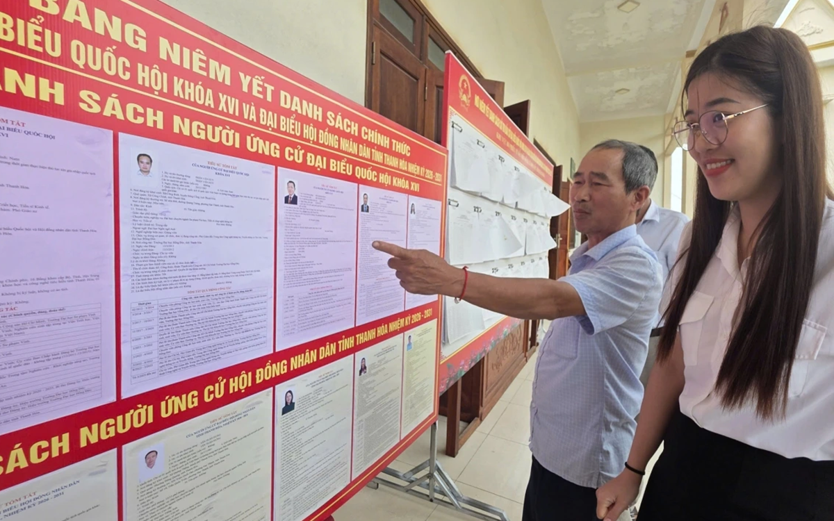 Thanh Hóa hoàn thành cấp phát, niêm yết hồ sơ các ứng viên đại biểu Quốc hội và HĐND tỉnh