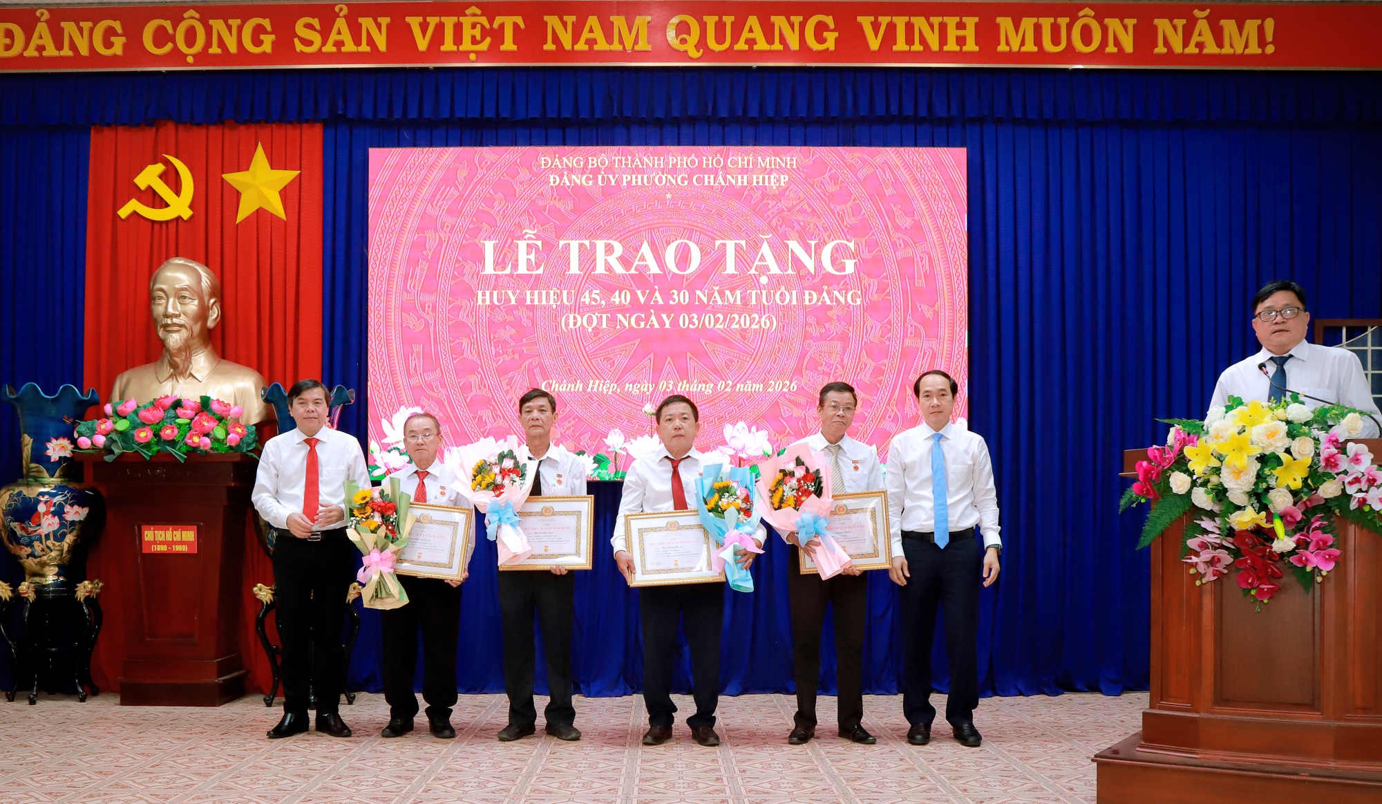 Phường Ch&aacute;nh Hiệp tổ chức Lễ kỷ niệm Ng&agrave;y th&agrave;nh lập Đảng Cộng sản Việt Nam 2026 - Ảnh 6.