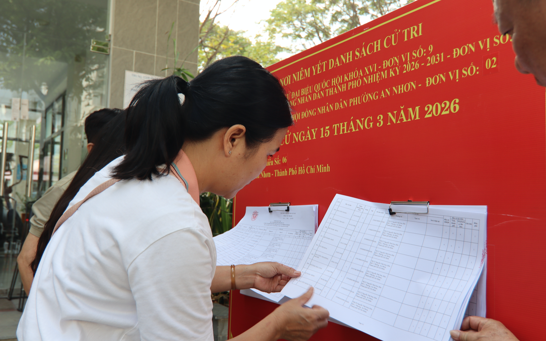 Phường An Nhơn công khai danh sách cử tri, sẵn sàng cho ngày hội bầu cử