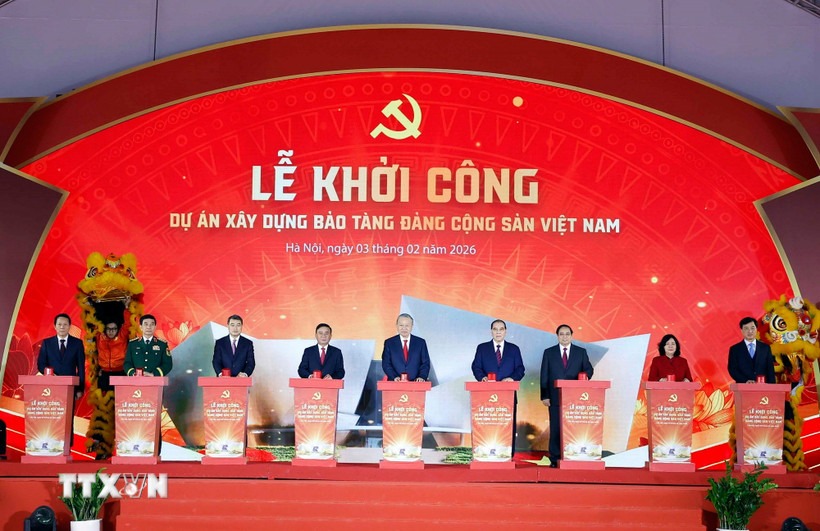 Tổng B&iacute; thư T&ocirc; L&acirc;m khởi c&ocirc;ng Bảo t&agrave;ng Đảng Cộng sản Việt Nam năm 2026 - Ảnh 1.