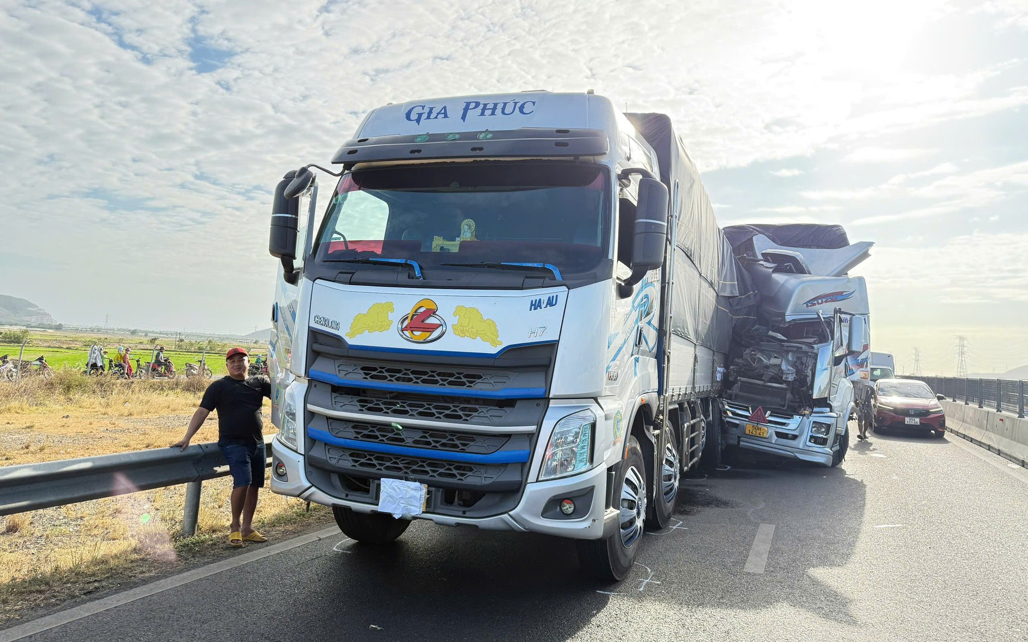 Đóng nút giao Chợ Lầu sau tai nạn trên tuyến cao tốc Vĩnh Hảo – Phan Thiết