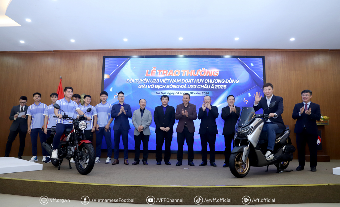 Tuyển U23 Việt Nam nhận quà "khủng" sau thành tích hạng 3 Giải U23 châu Á 2026 - Ảnh 1.
