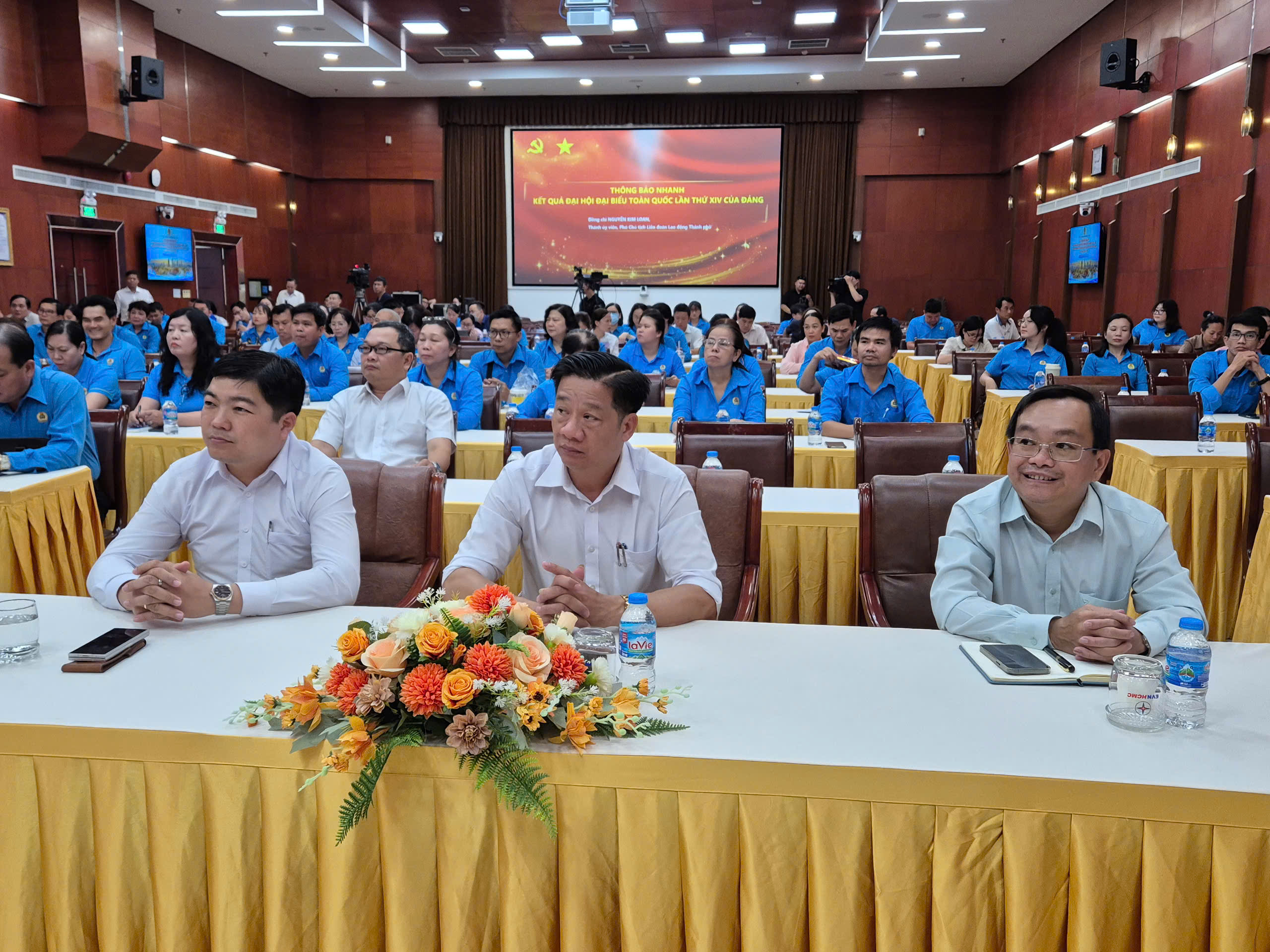 LĐLĐ TPHCM thông tin kết quả Đại hội đại biểu toàn quốc lần thứ XIV của Đảng đến cán bộ Công đoàn - Ảnh 4.