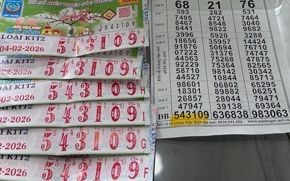 C&ocirc;ng ty Xổ số S&oacute;c Trăng nộp ng&acirc;n s&aacute;ch tr&ecirc;n 2.321 tỉ đồng - Ảnh 1.
