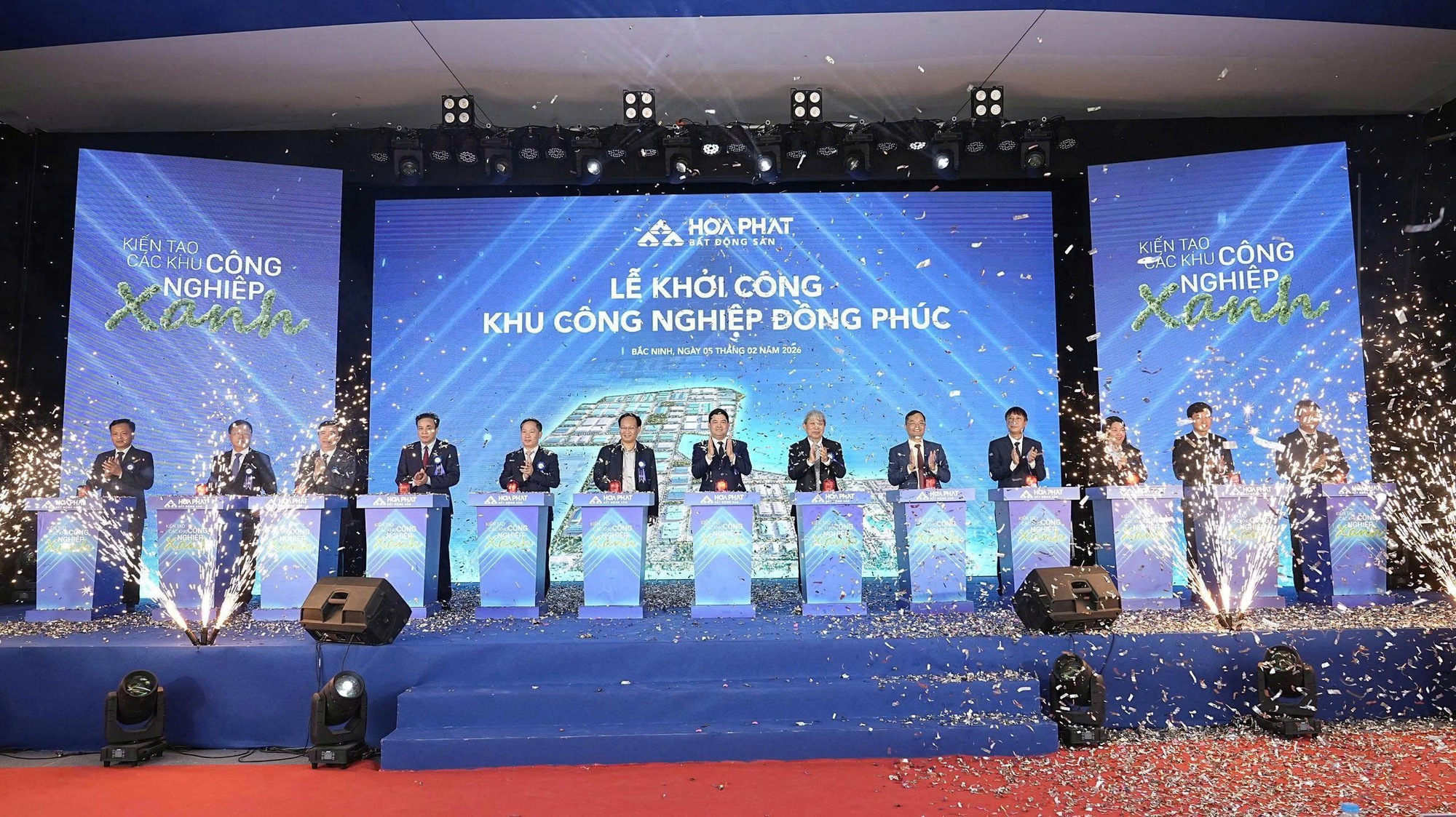 H&ograve;a Ph&aacute;t khởi c&ocirc;ng dự &aacute;n Khu c&ocirc;ng nghiệp Đồng Ph&uacute;c quy m&ocirc; gần 355 ha - Ảnh 1.
