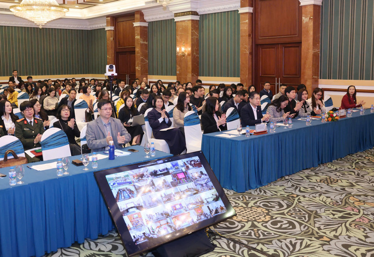 1.022 đại biểu dự Hội nghị tập huấn toàn quốc báo chí tuyên truyền cuộc bầu cử đại biểu Quốc hội - Ảnh 3.