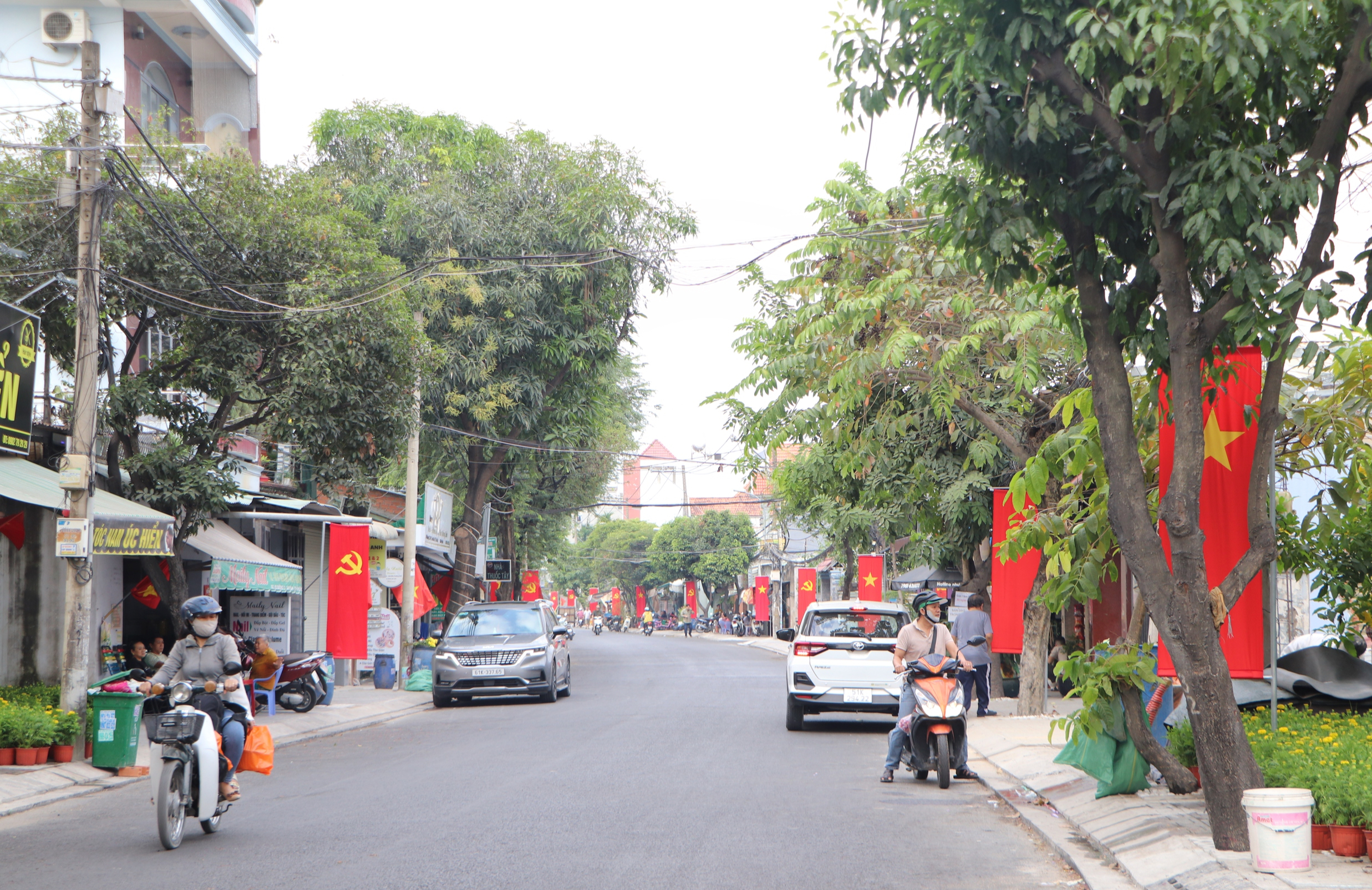 Phường Tam Bình rợp bóng cờ Tổ quốc - Ảnh 2.