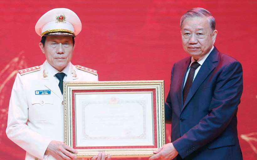 Tổng Bí thư Tô Lâm dự Lễ kỷ niệm 80 năm Ngày truyền thống Lực lượng Tình báo Công an nhân dân