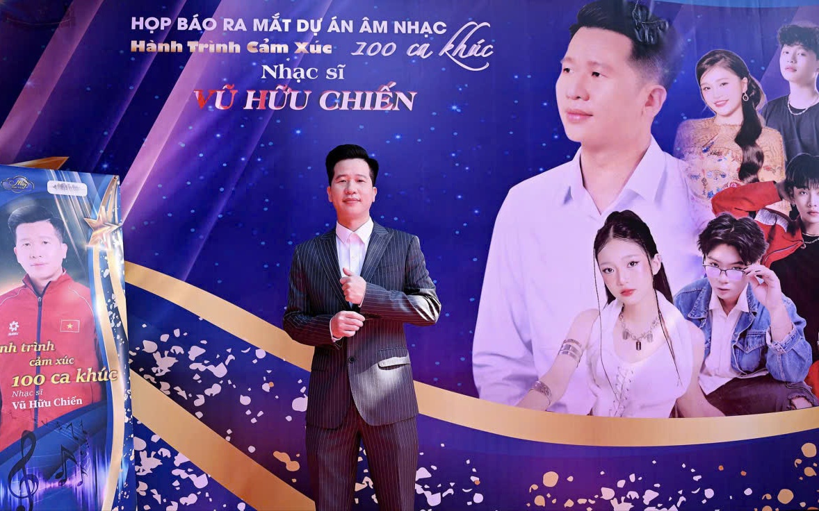 Nhạc sĩ Vũ Hữu Chiến ra mắt 100 bài hát về xuân và giai điệu cuộc sống
