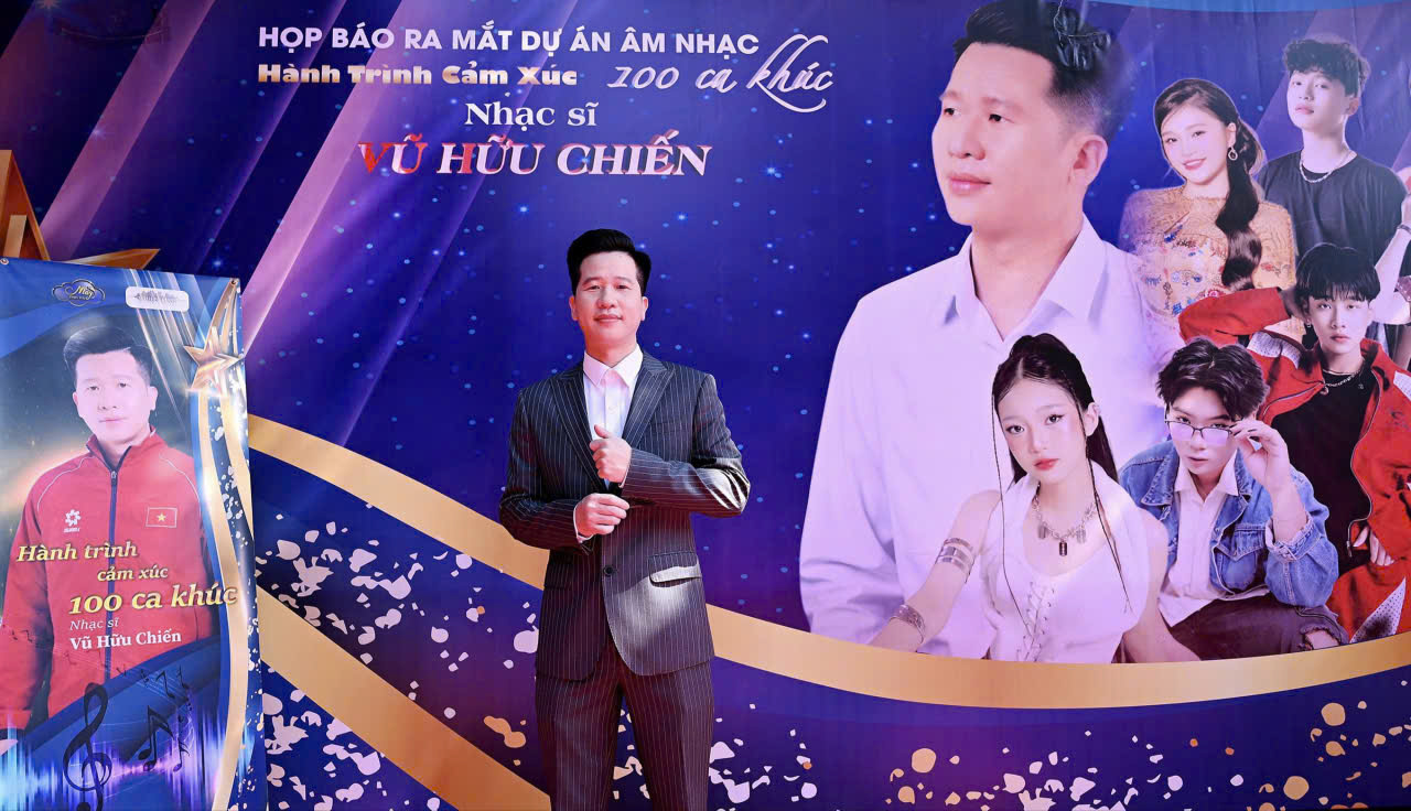 Nhạc sĩ Vũ Hữu Chiến ra mắt 100 b&agrave;i h&aacute;t về Xu&acirc;n v&agrave; Giai điệu cuộc sống - Ảnh 1.
