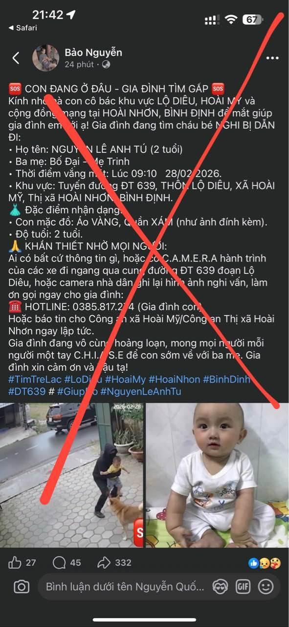 Gia Lai: Cảnh b&aacute;o chi&ecirc;u tr&ograve; bịa tin bắt c&oacute;c trẻ em để k&ecirc;u gọi từ thiện lừa đảo - Ảnh 1.