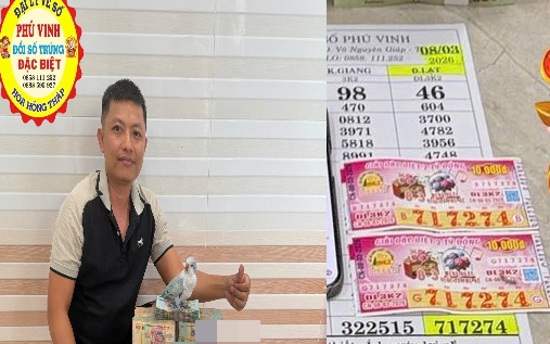 Người đàn ông “ôm” vé trúng độc đắc xổ số miền Nam từ ngày 8-3