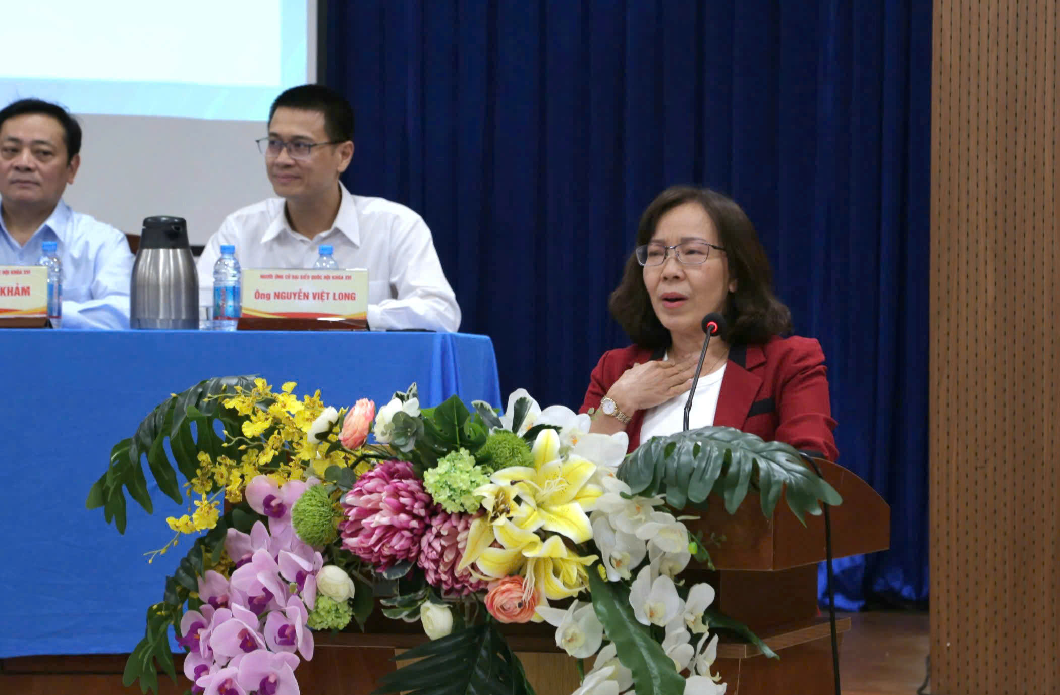 Ứng vi&ecirc;n Đại biểu Quốc hội đau l&ograve;ng khi tiền lương c&ocirc;ng nh&acirc;n chỉ đủ sống, chưa c&oacute; t&iacute;ch luỹ - Ảnh 7.