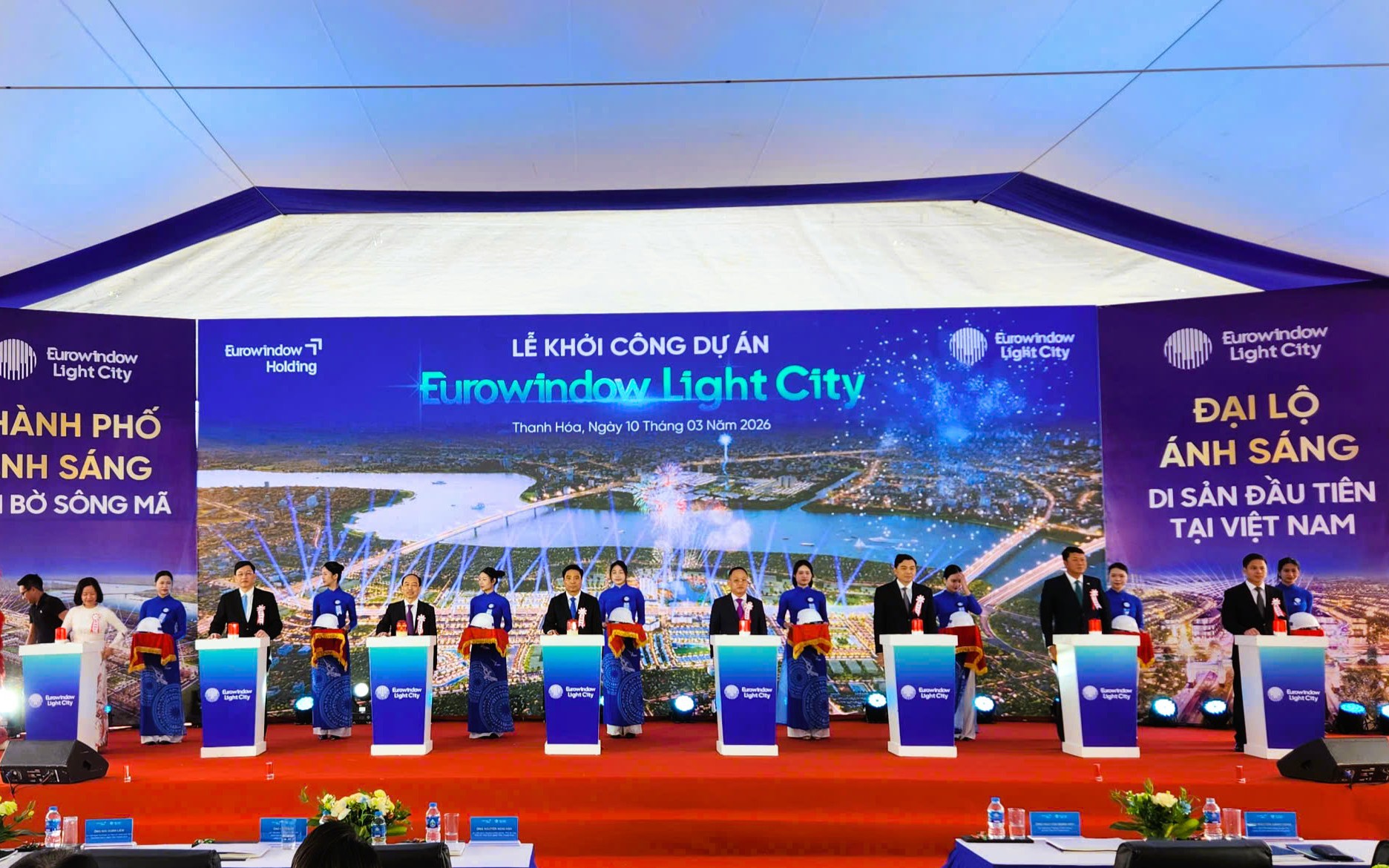 Khởi công siêu đô thị 13 ngàn tỉ đồng bên bờ sông Mã