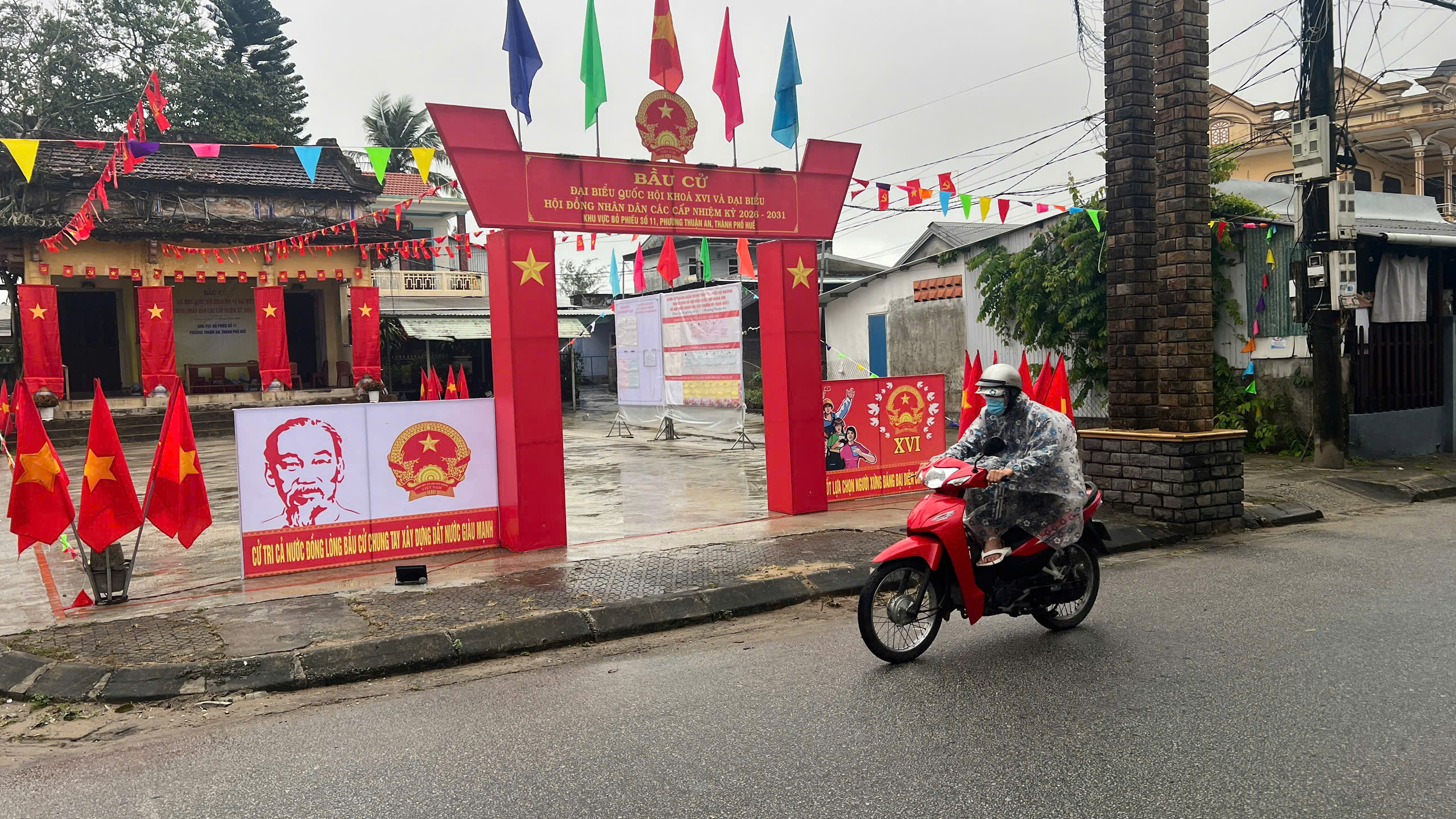 Ng&agrave;y bầu cử, xu thế thời tiết ở Huế sẽ như thế n&agrave;o? - Ảnh 1.