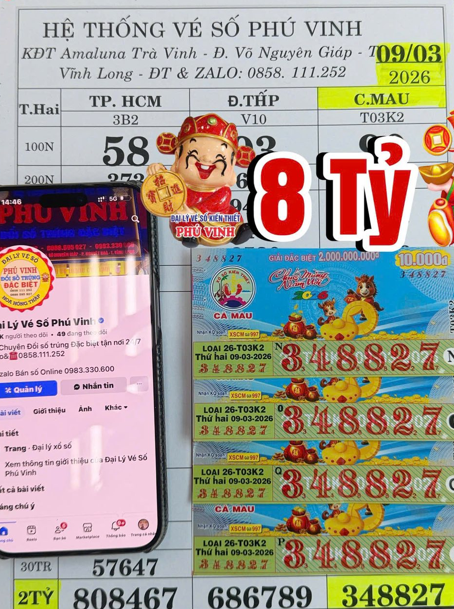 Nhiều Người tr&uacute;ng giải độc đắc xổ số miền Nam ng&agrave;y 11 - 3 năm 2026 - Ảnh 5.