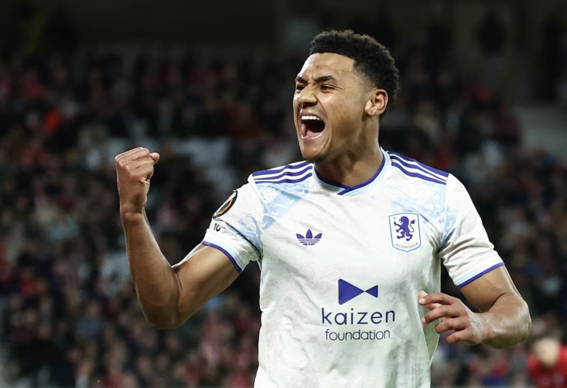 Ollie Watkins tỏa s&aacute;ng, Aston Villa chiếm lợi thế tại Europa League - Ảnh 3.