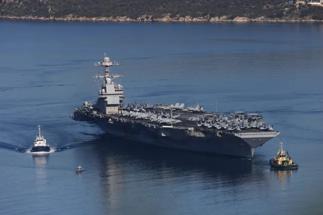T&agrave;u s&acirc;n bay lớn nhất thế giới USS Gerald R. Ford bốc ch&aacute;y ở Biển Đỏ, 2 thủy thủ bị thương - Ảnh 1.