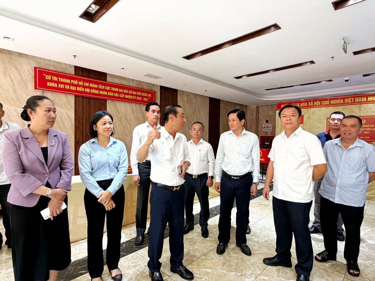 C&aacute;c điểm bỏ phiếu tại chung cư , khu nh&agrave; trọ sẵn s&agrave;ng cho Ng&agrave;y hội non s&ocirc;ng 2026 - Ảnh 1.