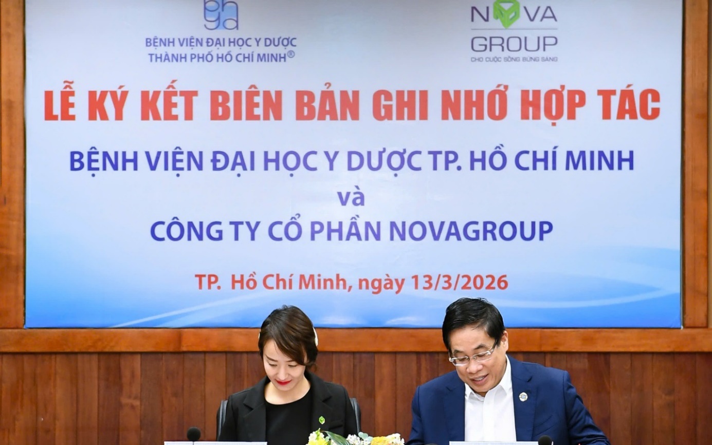 NovaGroup hợp tác với Bệnh viện Đại học Y Dược TP HCM