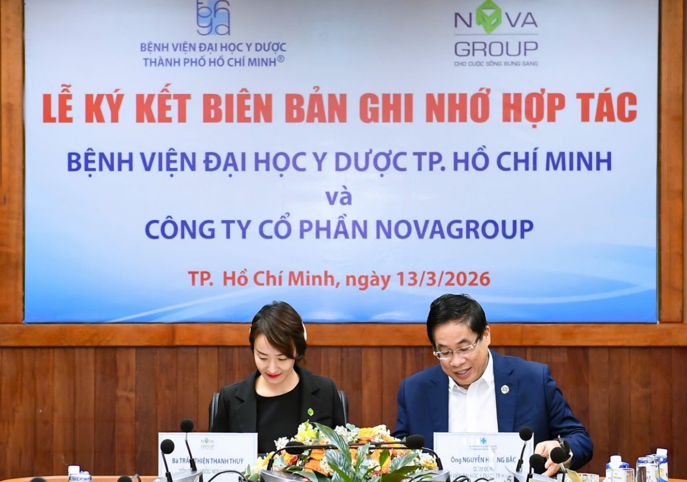 NovaGroup hợp t&aacute;c với Bệnh viện Đại học Y Dược TP HCM - Ảnh 2.