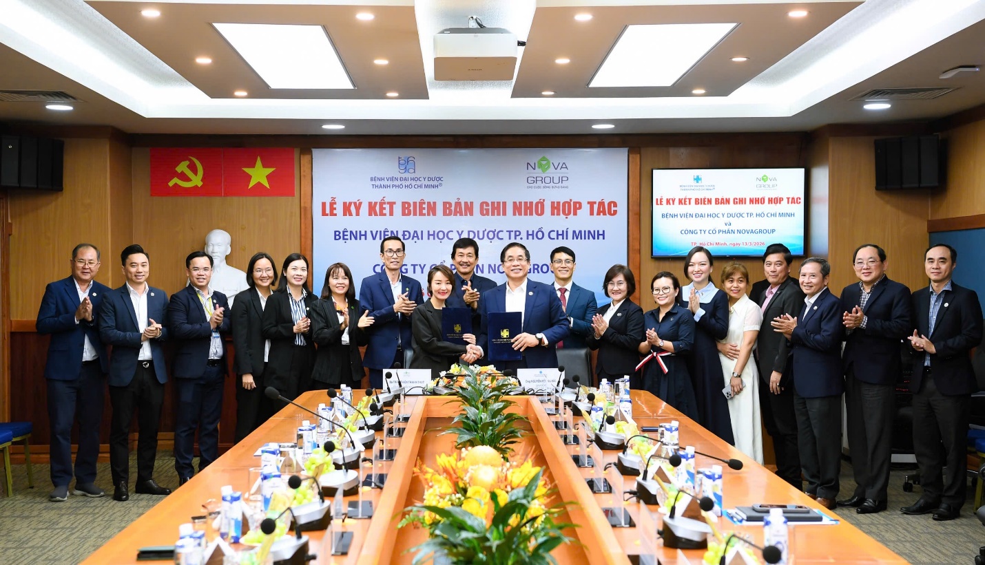 NovaGroup hợp t&aacute;c với Bệnh viện Đại học Y Dược TP HCM - Ảnh 3.