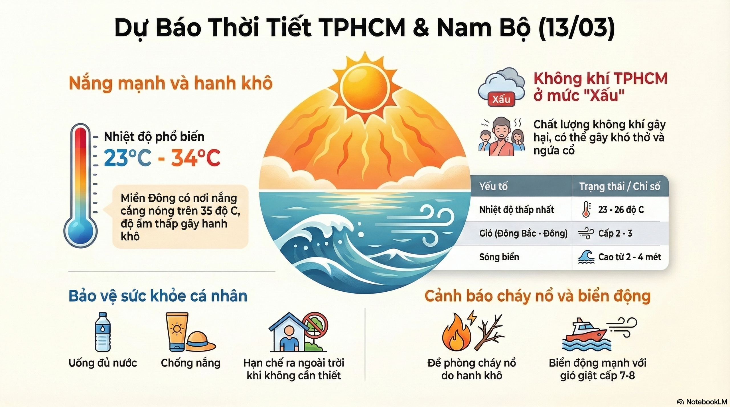 Dự b&aacute;o thời tiết h&ocirc;m nay, 13-3: TPHCM v&agrave; Nam Bộ nắng mạnh - Ảnh 2.