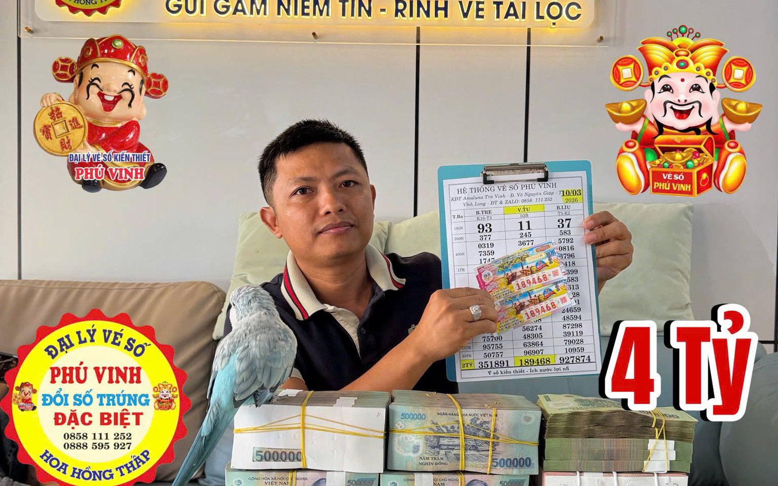 Kết quả xổ số miền Nam ngày 14 - 3: 3 Giải độc đắc chưa xác định nơi trúng thưởng - Ảnh 2.