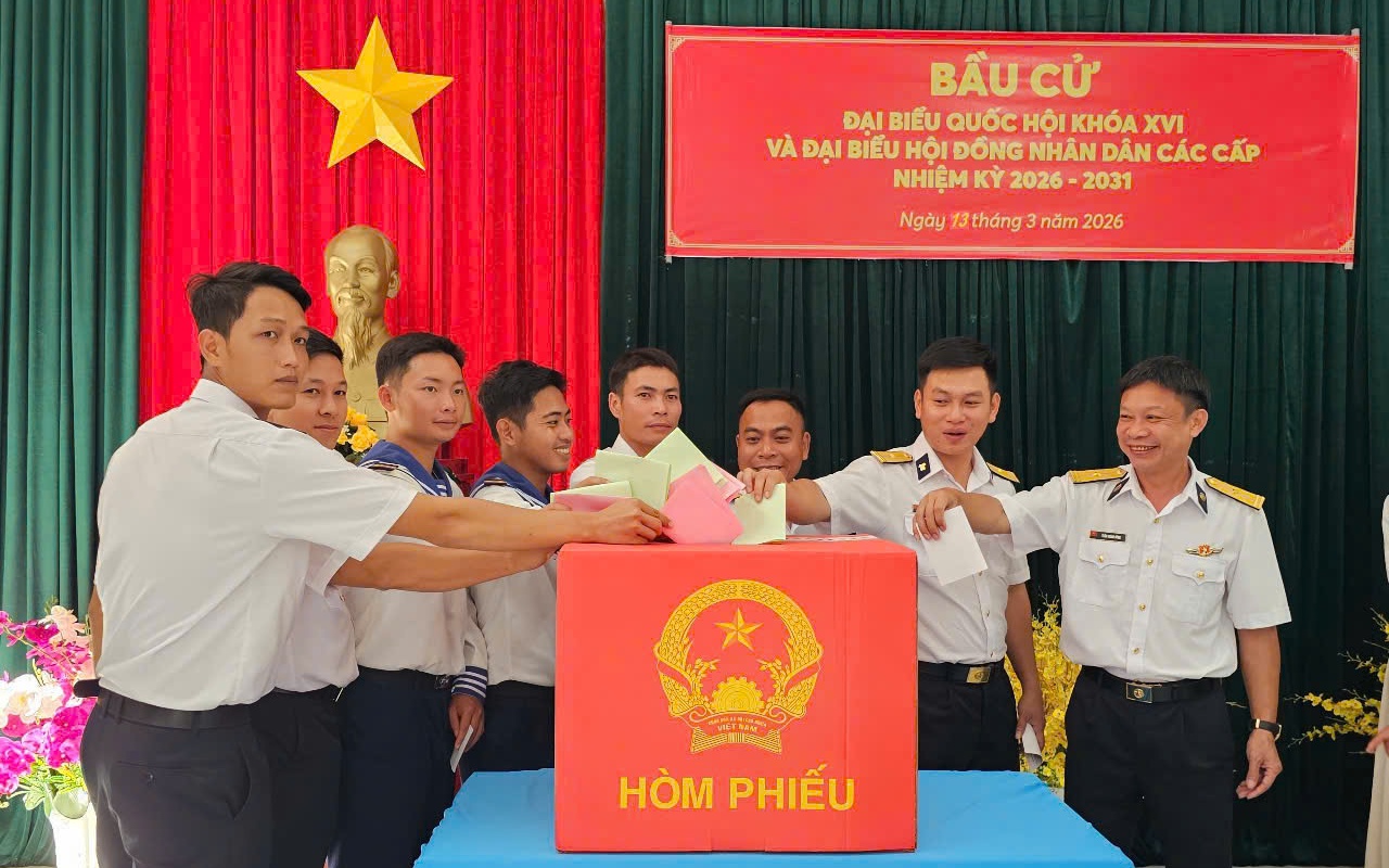 Bầu cử sớm tại 2 đảo tiền tiêu ở Cà Mau