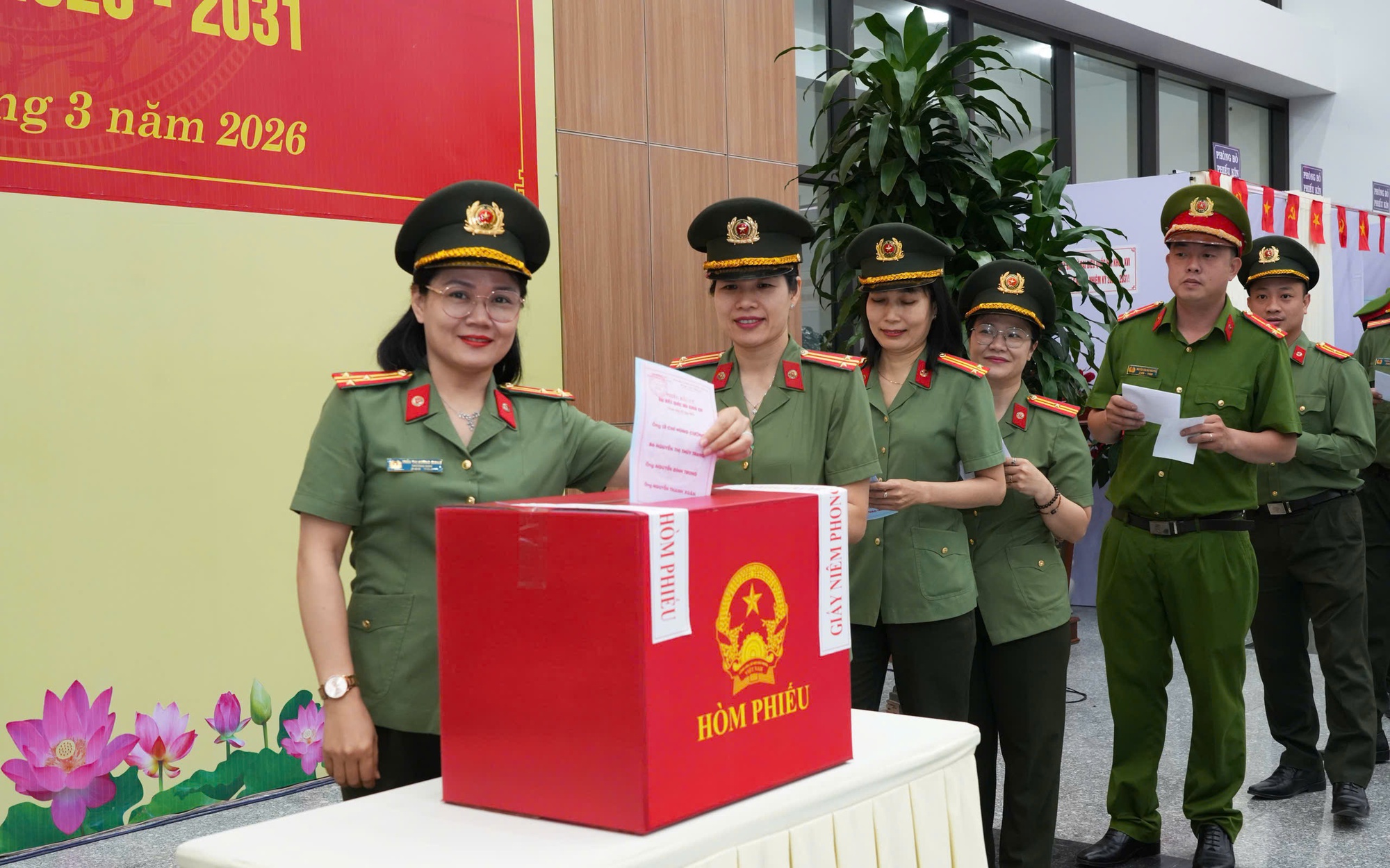 Tổ bầu cử số 21 ở Huế đã hoàn thành bầu cử