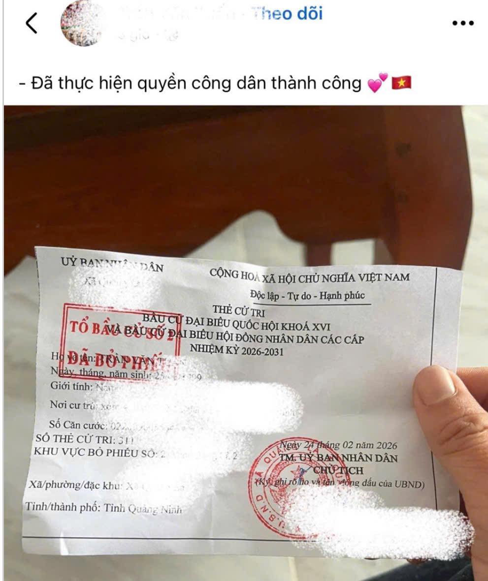 Bộ Công an cảnh báo nguy cơ lộ thông tin cá nhân khi đăng ảnh thẻ cử tri - Ảnh 1.