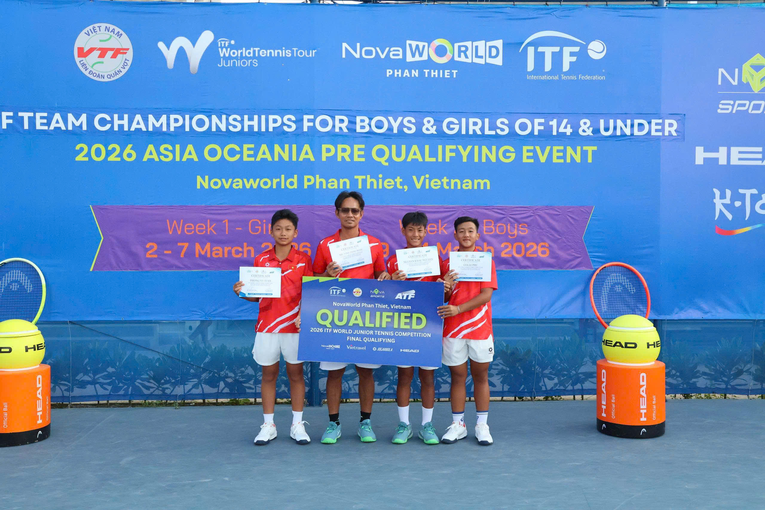 Tay vợt 14 tuổi TP HCM gi&uacute;p tuyển quần vợt nam v&ocirc; địch giải ITF tr&ecirc;n s&acirc;n nh&agrave; - Ảnh 1.