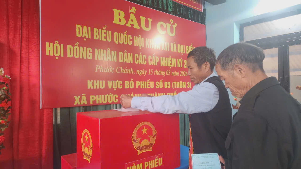 Phó Chủ tịch Quốc hội Trần Quang Phương tham gia bầu cử tại Đà Nẵng 2026 - Ảnh 24.