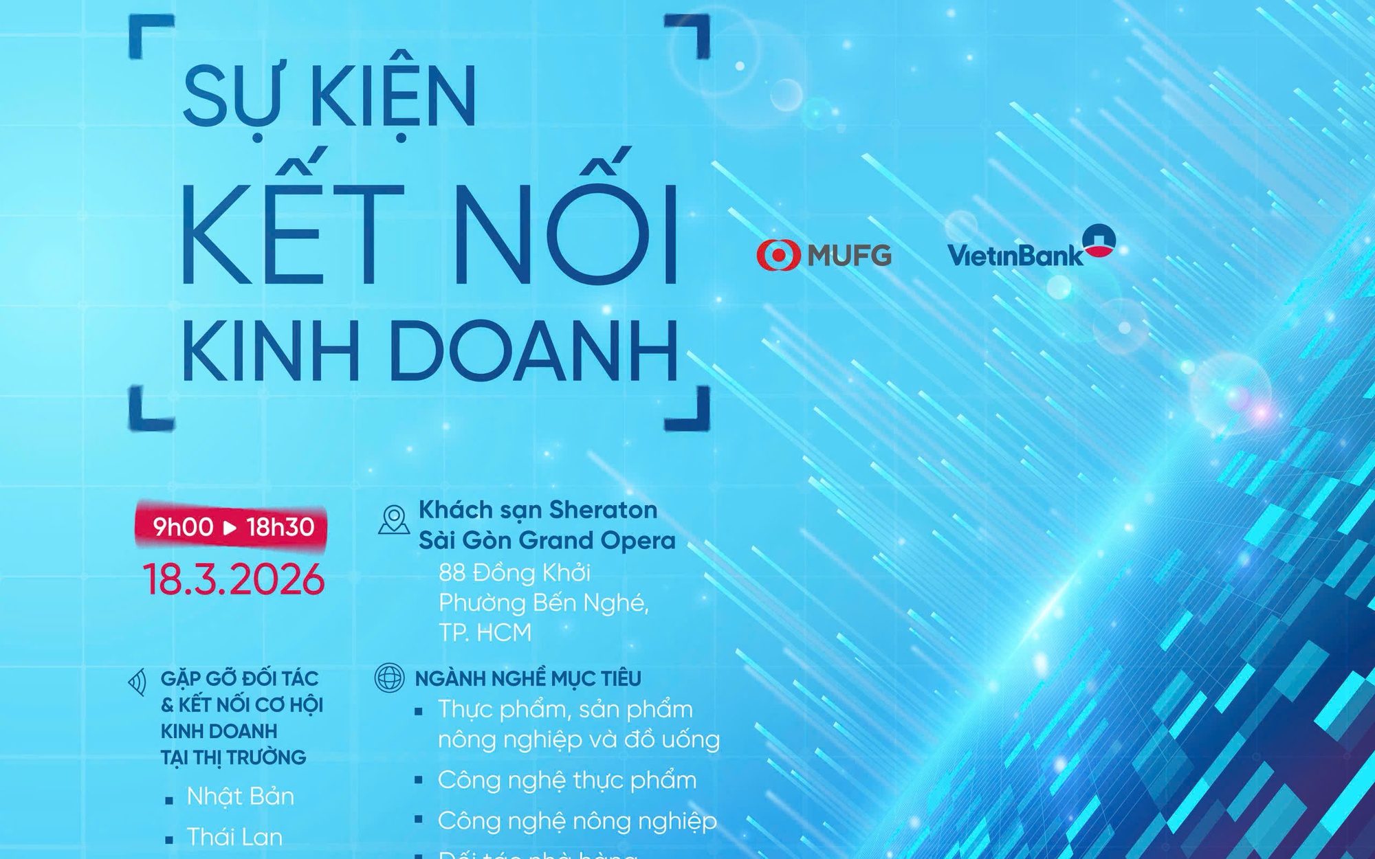 Kết nối kinh doanh 2026: Cơ hội liên kết chuỗi giá trị thực phẩm – nông nghiệp công nghệ cao