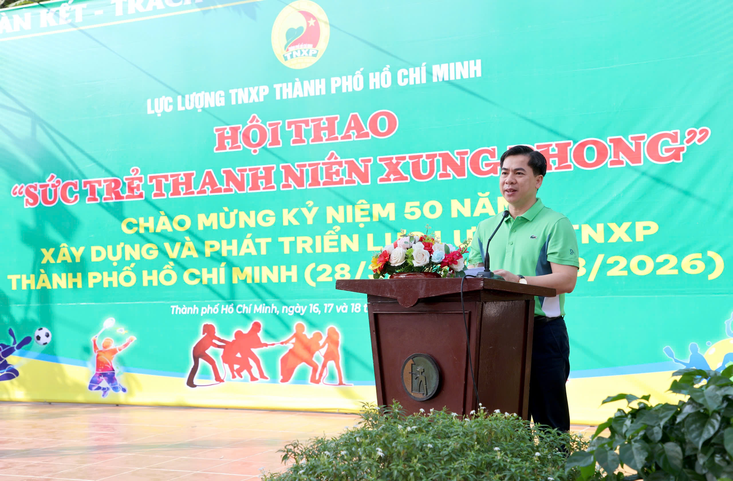 Gần 400 vận động vi&ecirc;n tranh t&agrave;i tại Hội thao "Sức trẻ Thanh ni&ecirc;n xung phong" - Ảnh 1.