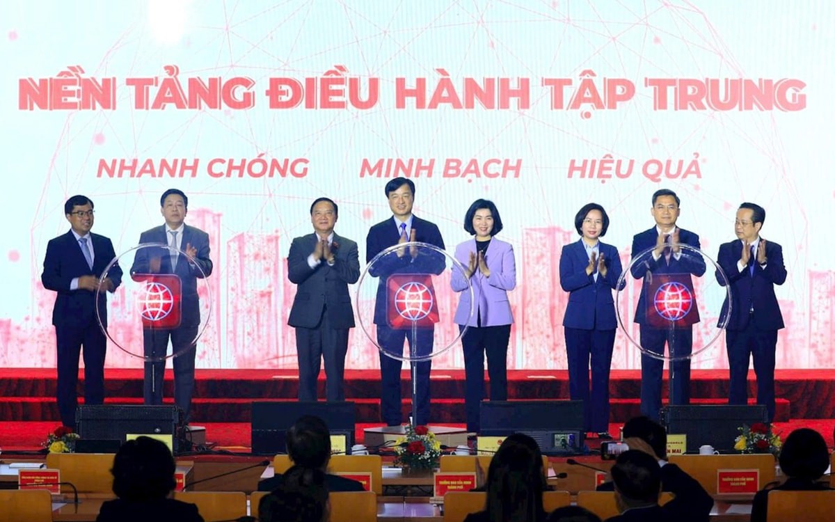 Hà Nội khai trương nền tảng điều hành tập trung "Một điểm đến của mọi nhiệm vụ"