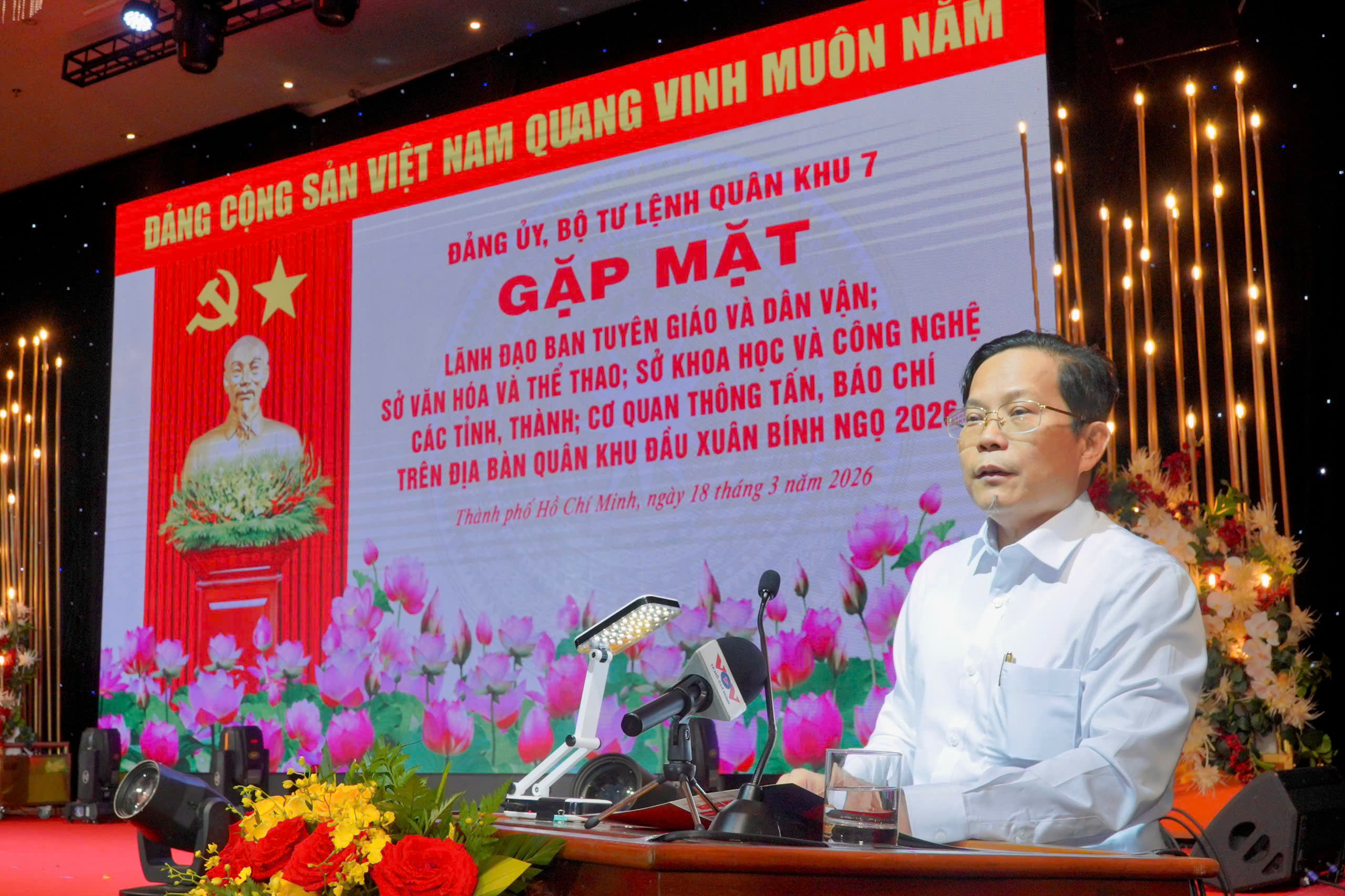 Đưa c&ocirc;ng t&aacute;c tuy&ecirc;n truyền về Qu&acirc;n khu 7 đi v&agrave;o thực chất, hiệu quả cao - Ảnh 4.