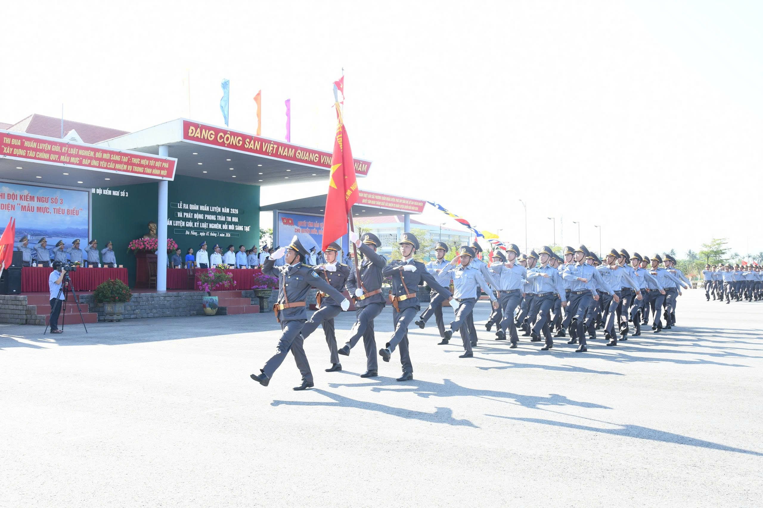 Bộ Tư lệnh V&ugrave;ng Cảnh s&aacute;t biển 2 ra qu&acirc;n huấn luyện năm 2026 - Ảnh 3.