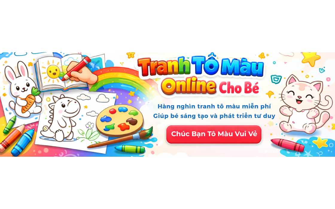 Tranhtomauonline.com - Nền tảng tranh tô màu động vật giúp bé phát triển sáng tạo