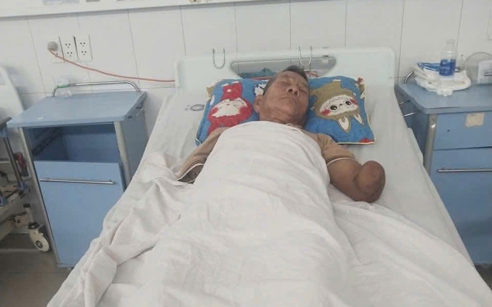 Tin mới liên quan cụ ông cụt 2 tay kẹp con rắn hổ mang dài 2 mét