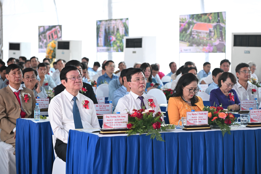 Tây Ninh khởi công dự án nhà ở xã hội 3 . 890 Tỷ đồng tại Long Cang - Ảnh 1.