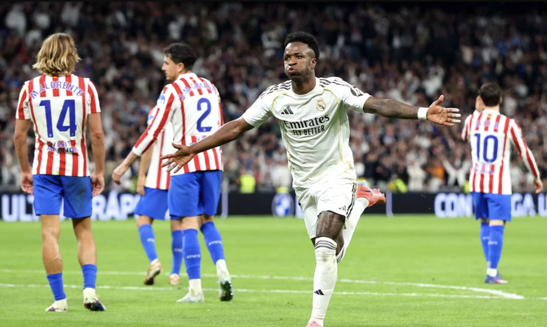 Vinicius Junior rực sáng, Real Madrid thắng nghẹt thở derby Madrid - Ảnh 4.