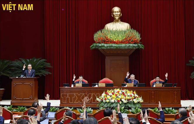 Hình ảnh khai mạc Hội nghị Trung ương 2 - Ảnh 3.