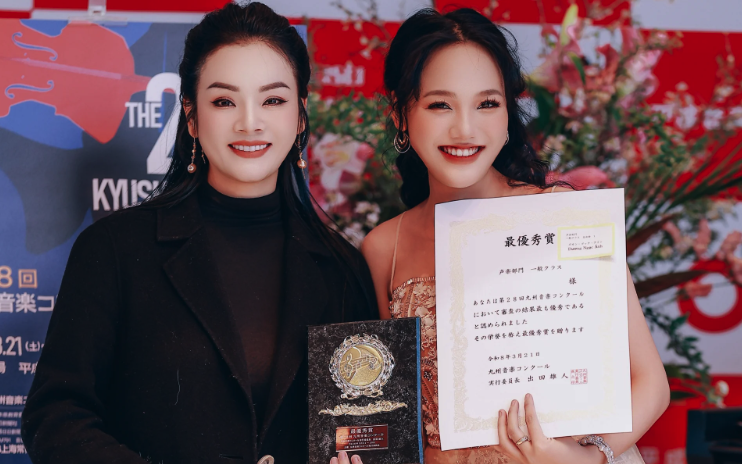 Dương Ngọc Ánh giành giải Nhất cuộc thi âm nhạc quốc tế Kyushu Music 2026