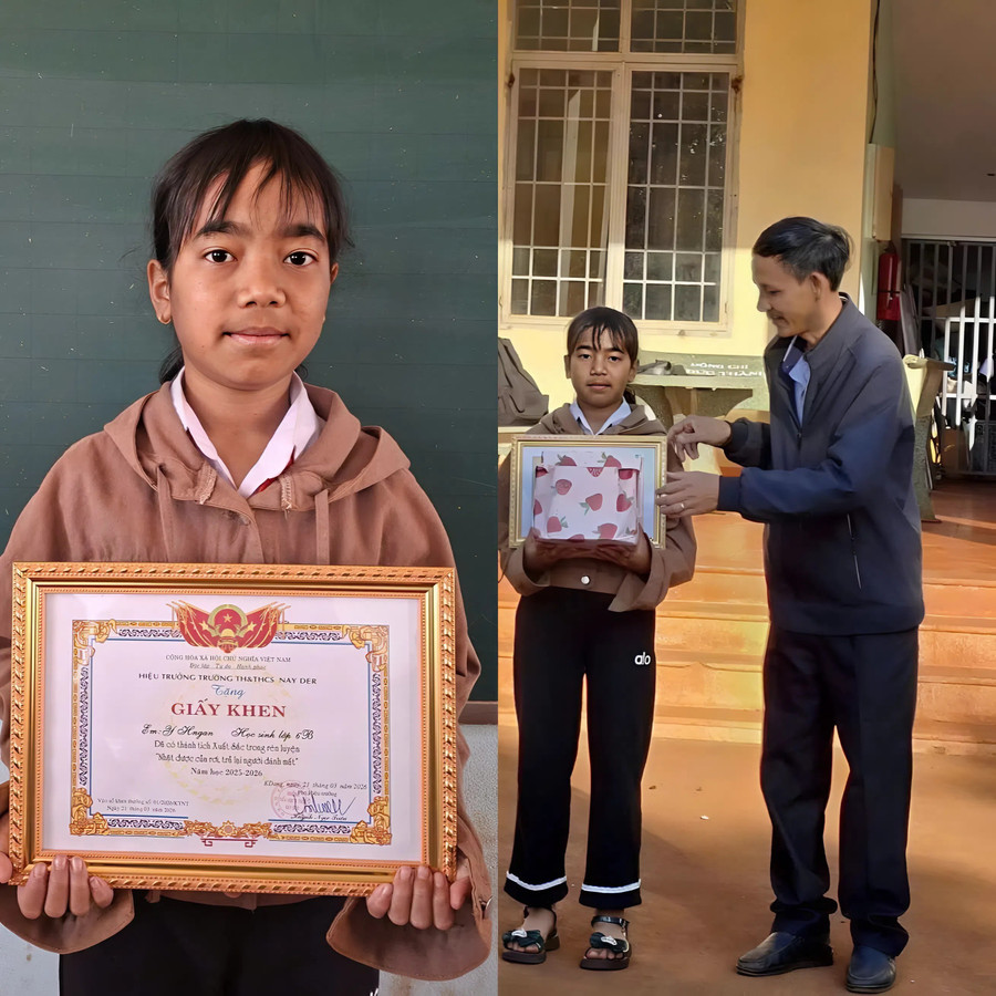 Nhặt được ví chứa hơn 18 triệu đồng, học sinh lớp 6 trả lại người mất - Ảnh 1.