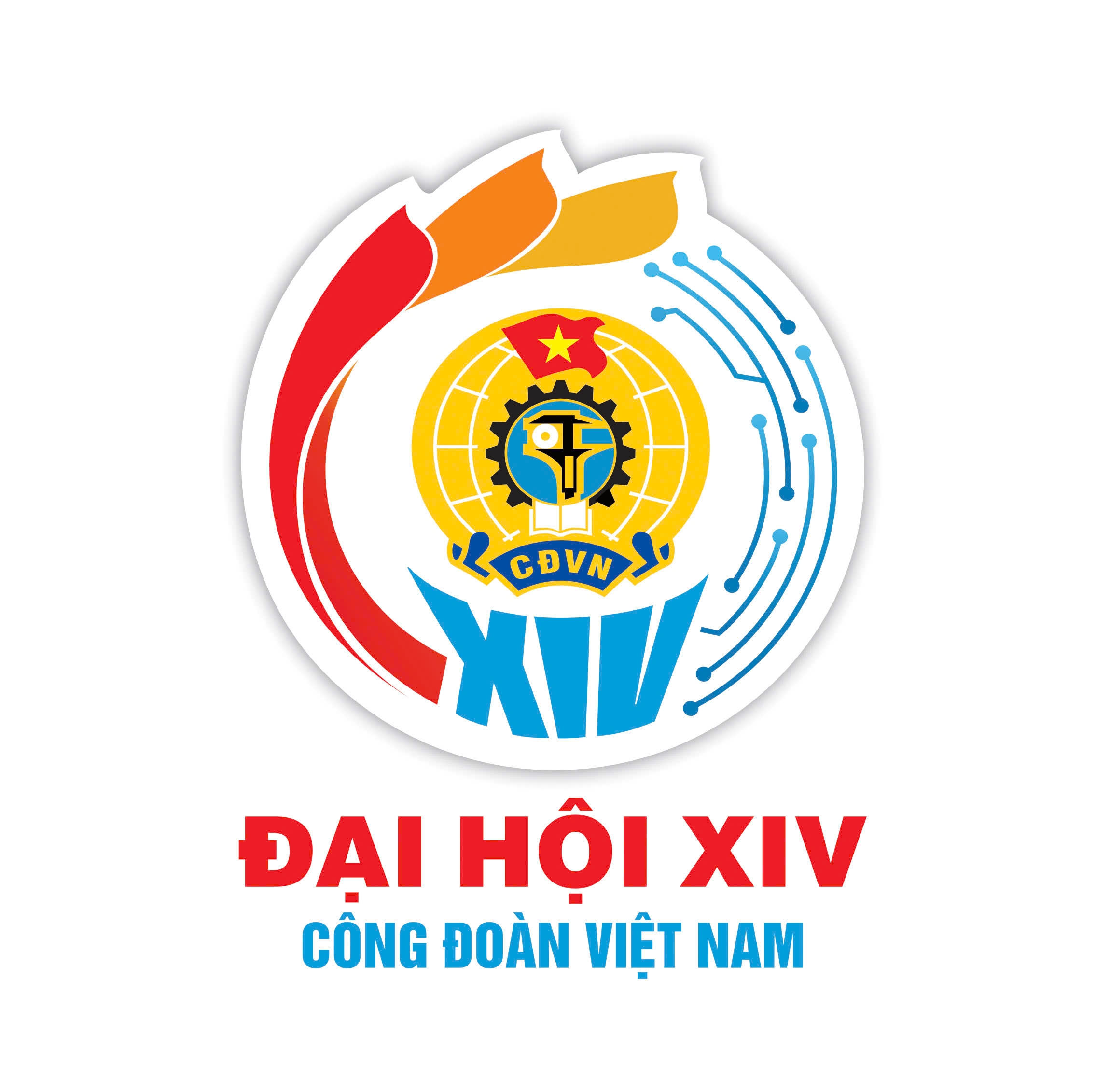Công bố biểu trưng Đại hội XIV Công đoàn Việt Nam - Ảnh 1.