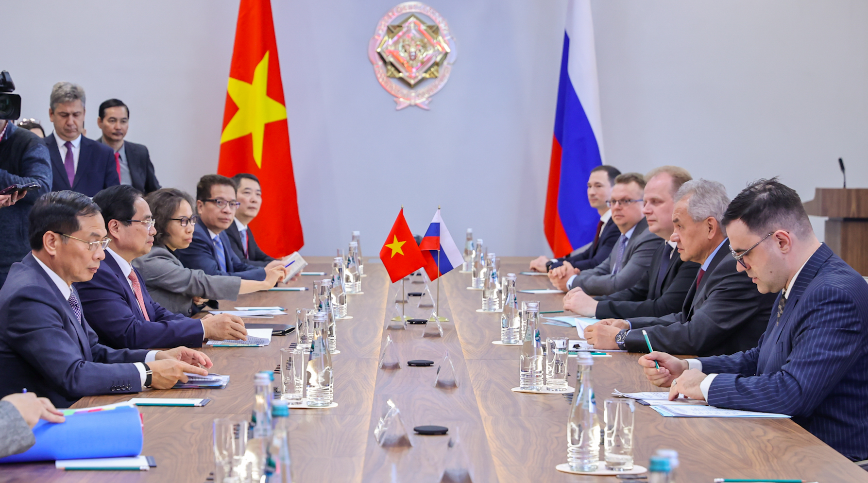 Thủ tướng Phạm Minh Ch&iacute;nh tiếp Thư k&yacute; Hội đồng An ninh Li&ecirc;n bang Nga - Ảnh 2.