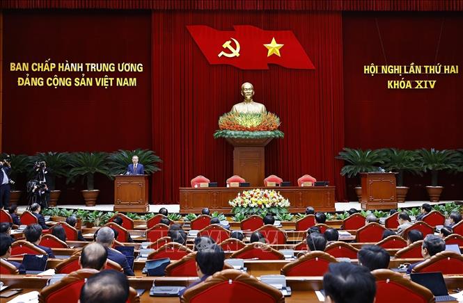 To&agrave;n văn ph&aacute;t biểu bế mạc Hội nghị Trung ương 2 của Tổng B&iacute; thư T&ocirc; L&acirc;m  - Ảnh 1.