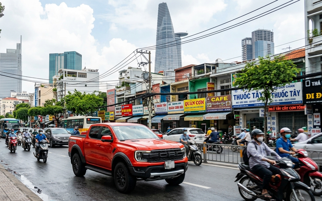 Xe bán tải có bị hạn chế lưu thông trong nội đô TPHCM?