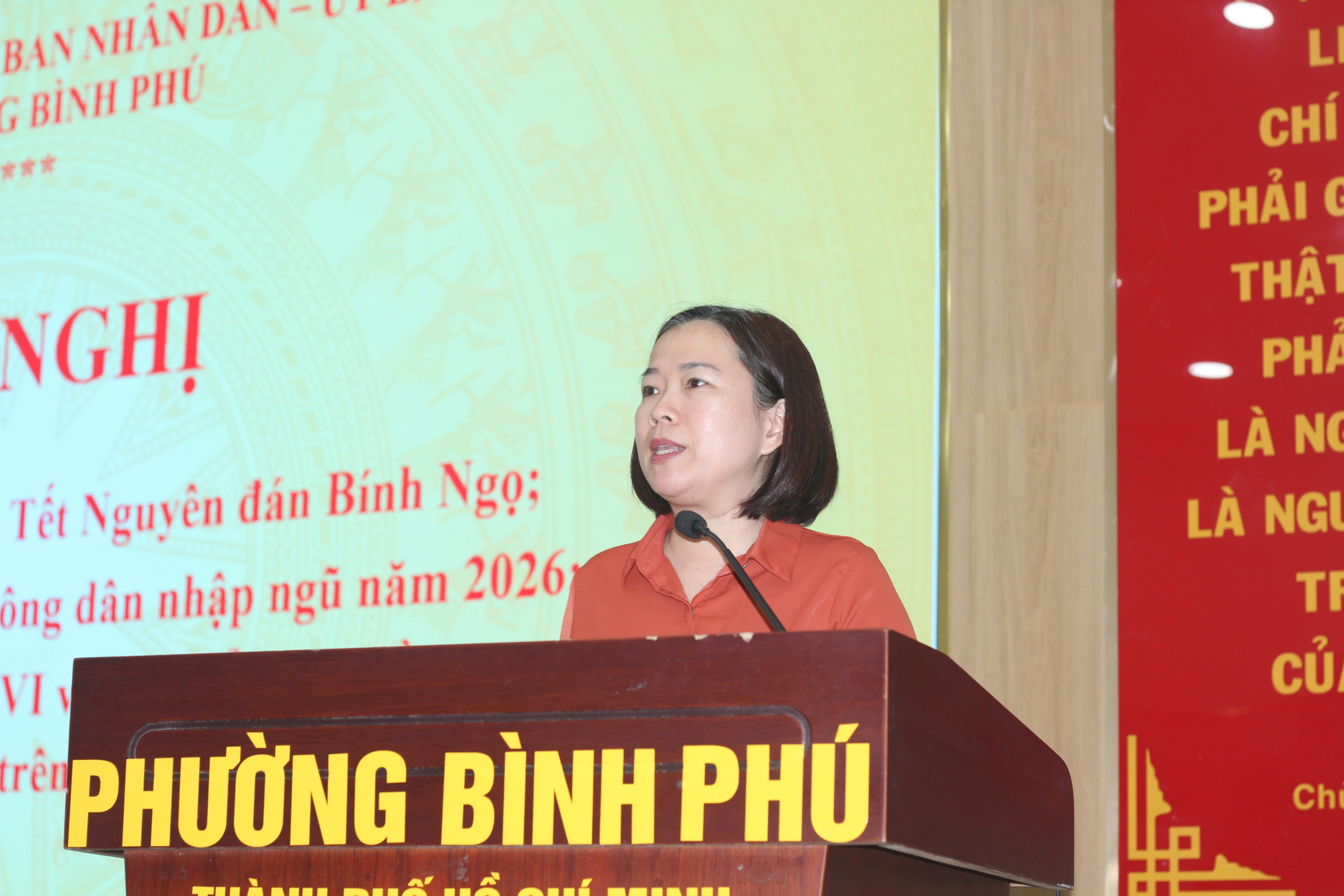 Phường Bình Phú tập trung hoàn thiện bộ máy sau thành công của cuộc bầu cử - Ảnh 1.